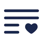 List Heart SVG Icon